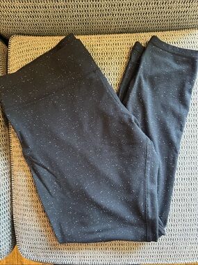 New York & Company Black Speckled High-Rise Leggings
